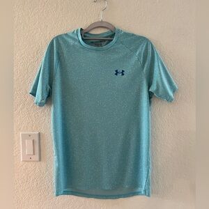 Men’s Dri-Fit TShirt, Under Armour, Blue, Short Sleeve, Size S
